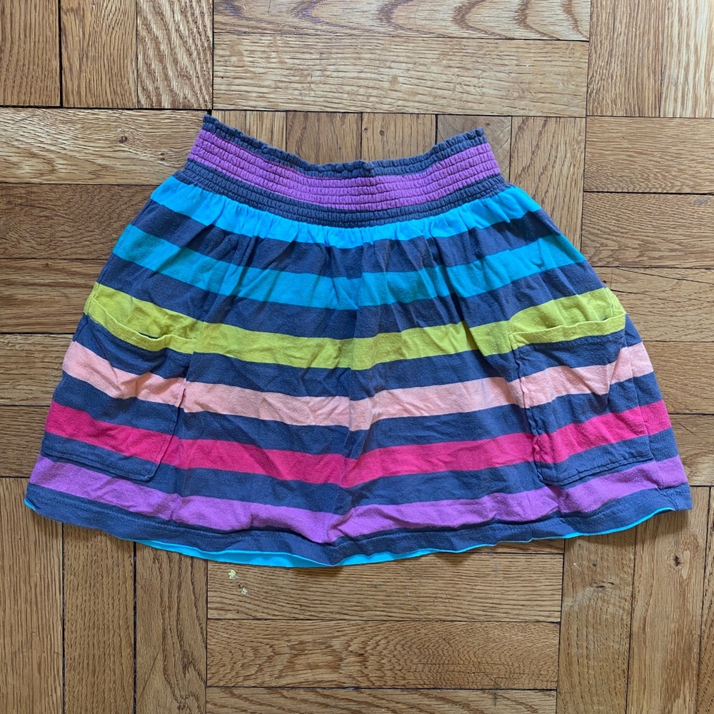 Rainbow Cotton Skirt